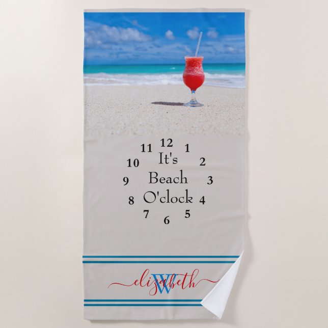 Personalizado es toalla de playa (Anverso)
