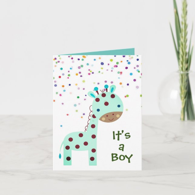 Personalizado es una tarjeta de niño - Bunting de  (Anverso)