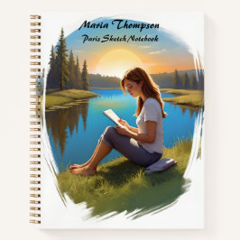 Personalizado Esbozo Diario de notas para portátil