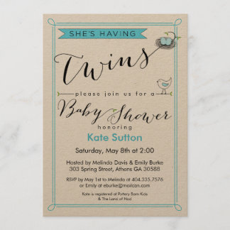 Personalizado está teniendo una invitación de Baby