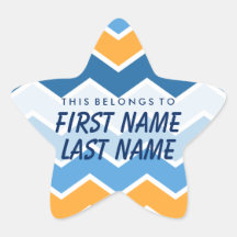 Personalizado Esto Pertenece A Star Pegatina