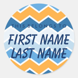 Personalizado Esto Pertenece Al Pegatina De Ronda