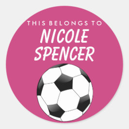 Personalizado Esto Pertenece Al Pegatina - El Fútb