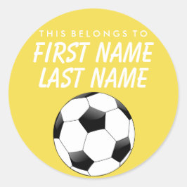 Personalizado Esto Pertenece Al Pegatina - El Fútb