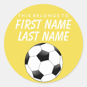 Personalizado Esto Pertenece Al Pegatina - El Fútb