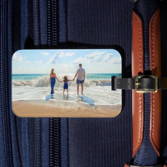 Personalizado Etiqueta de portaequipajes fotográfi (Anverso In Situ 4)