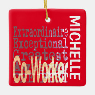 Personalizado Extraordinaria de Coworker Ornamento