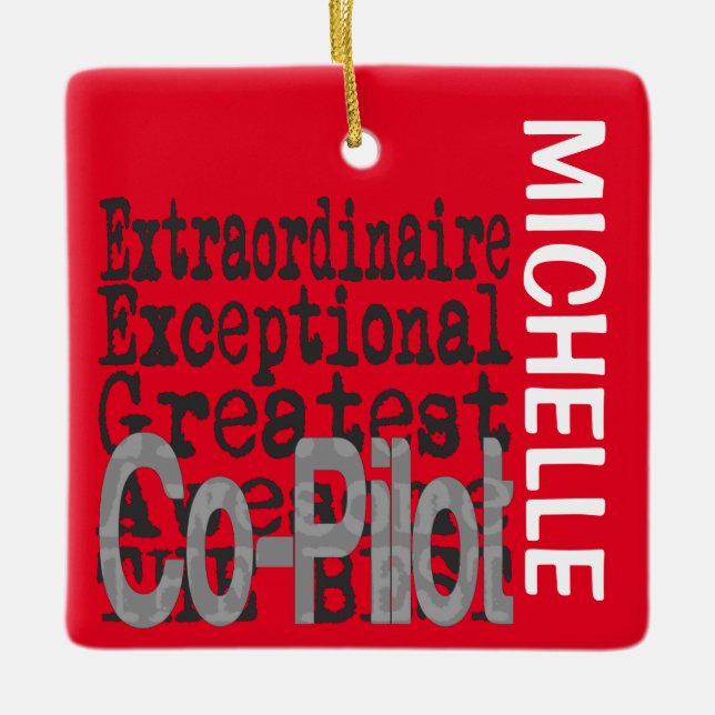 Personalizado Extraordinario de Co-Pilot Ornamento (Anverso)