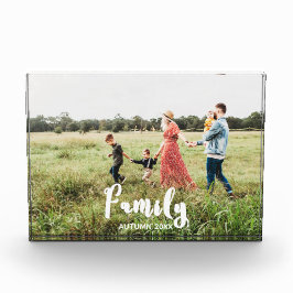 Personalizado Familia Foto Keepsake Bloque Fotoblo