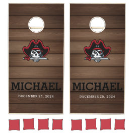 Personalizado Familia Monograma Nombre Pirata de M