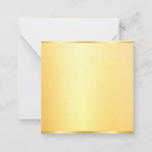 Personalizado Faux Gold Blank Plantilla moderna el