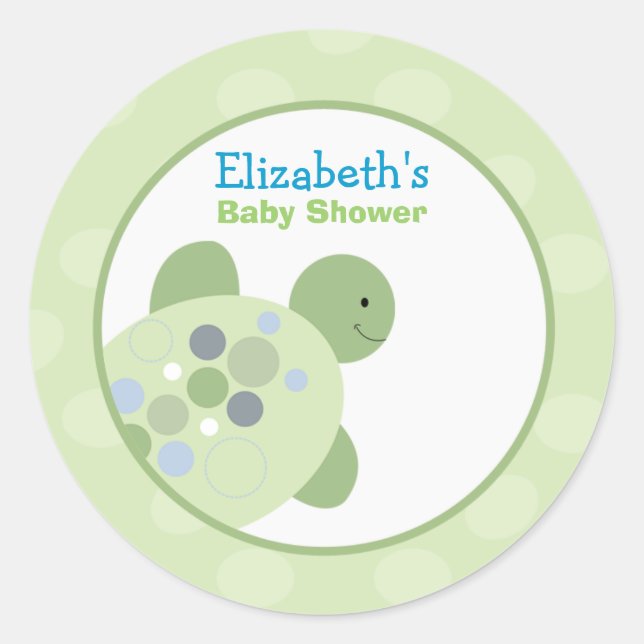 Personalizado   Favor Pegatina (Anverso)