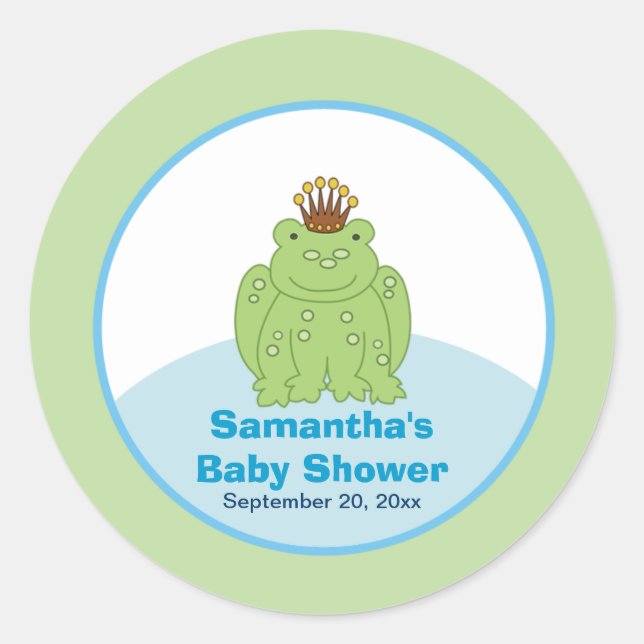 Personalizado  Favor Pegatina (Anverso)