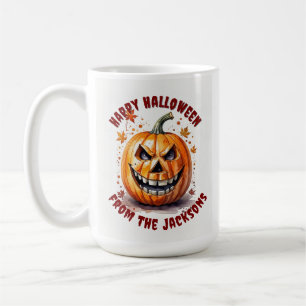 Personalizado Feliz Copa de Café de Calabaza de Ha