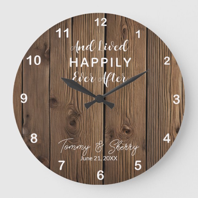 Personalizado Feliz Desde El Reloj De Efecto Mader (Anverso)