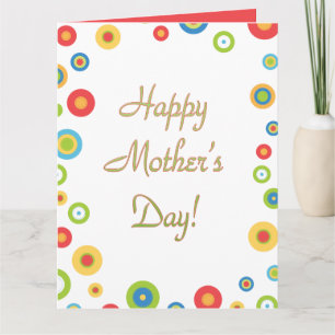 Personalizado Feliz Día de la Madre Tarjeta Gigant