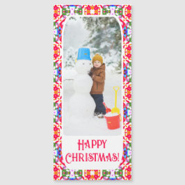 Personalizado Feliz Navidad Jolly Foto Tarjeta mag
