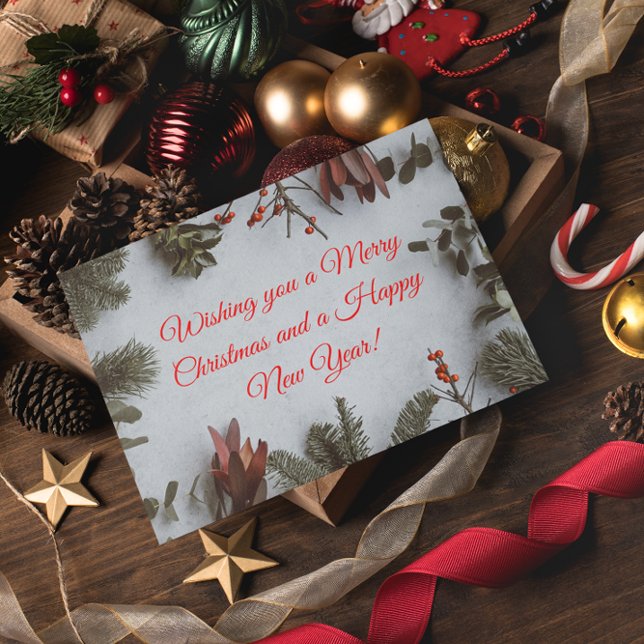 Personalizado Feliz Navidad y una tarjeta de feliz (Subido por el creador)