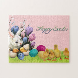 Personalizado Feliz Puzzle de Pascua 11" x 14", 25