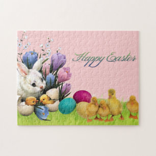 Personalizado Feliz Puzzle de Pascua 11" x 14", 25