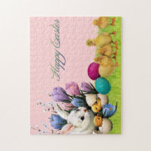 Personalizado Feliz Puzzle de Pascua 11" x 14", 25