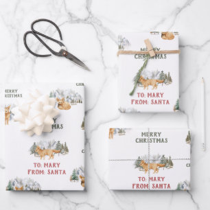 Personalizado Fennec Fox Gift Papel de envolver