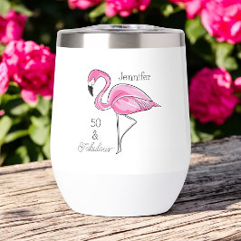 Personalizado Flamingo Rosa 50 y fabuloso