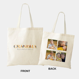Personalizado floral de la abuela Comprar la bolsa