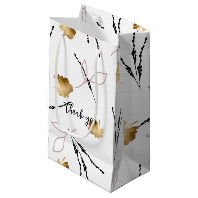 Personalizado Flores de campo Pequeña bolsa de reg (Angulo Anverso)