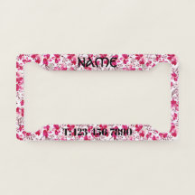 Personalizado Flores Rosa Personales Belleza Empre