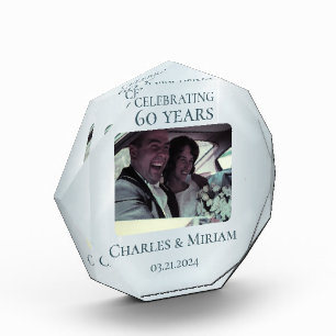 Personalizado Foto 60° aniversario de Diamante Kee