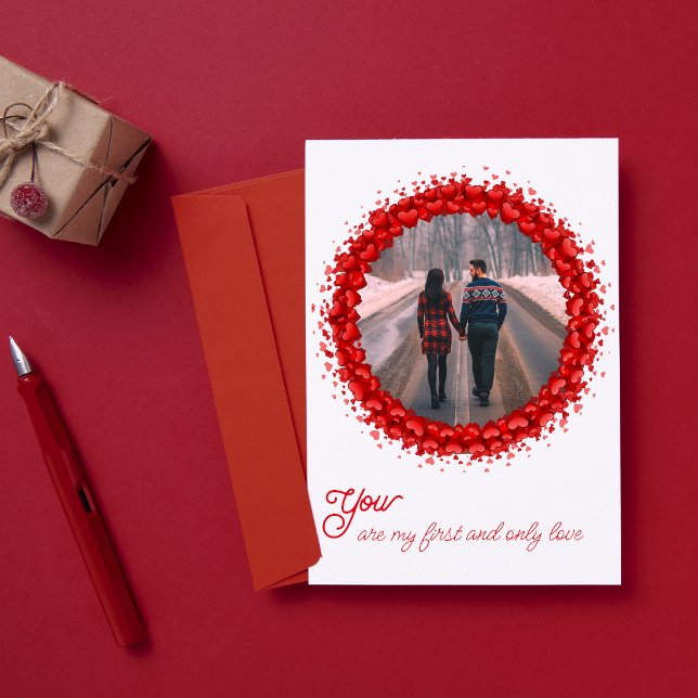 Personalizado foto corazones corona la tarjeta de  (Subido por el creador)