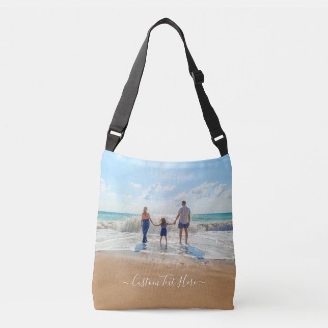 Personalizado Foto de Crossbody Bolsa tus fotos y  (Anverso)