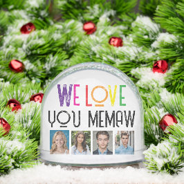 Personalizado foto Globe de nieve para GRANDMA - t
