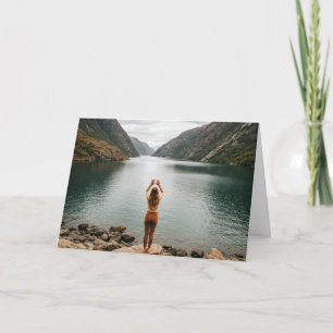 Personalizado foto gracias tarjetas con sobres