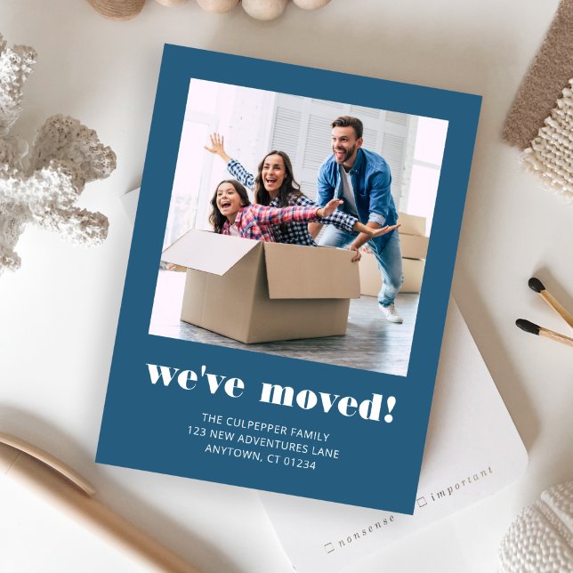 Personalizado Foto Invitación móvil azul (Subido por el creador)