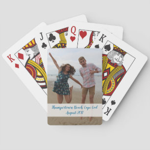 Personalizado foto jugando a las cartas - celebrar