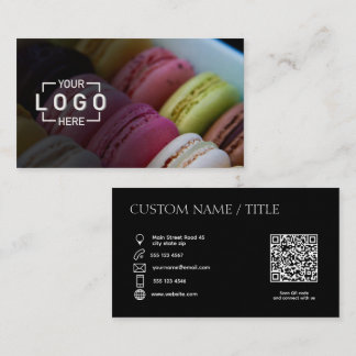 Personalizado Foto Logotipo Código QR Tarjeta de p