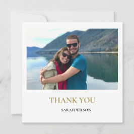 Personalizado Foto Moderno Boda Relajado Gracias