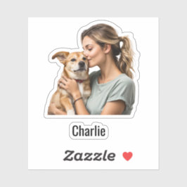 Personalizado Foto Nombre Pegatinas Vinyl impermea