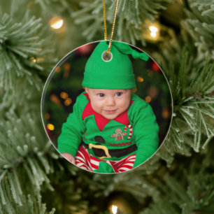 Personalizado Foto Ornamento de Navidad Keepsake