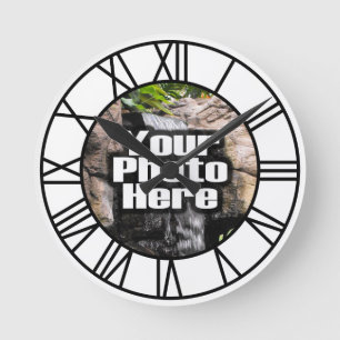 Personalizado Foto Reloj de color completo Números