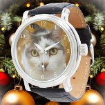 Personalizado Foto simple reloj personalizado eleg<br><div class="desc">Sube una foto y crea fácilmente tu reloj personalizado. Puede TRANSFERIR este DISEÑO a otros productos de Zazzle y ajustarlo para que se ajuste a la mayoría de los artículos de Zazzle. También puede hacer clic en el PERSONALIZAR MÁS AÚN para agregar una línea de texto. Los diseños de Standard...</div>