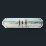Personalizado foto Skateboard Tus fotos y texto<br><div class="desc">Patinetas fotográficas y de texto personalizado - Única tu propia familia personalizada de diseño / amigos o regalo de skateboard personal - Añadir tu foto / texto / más - Redimensionar y mover o eliminar y añadir elementos / imágenes con la herramienta Personalización ! Elija fuente / tamaño / color!...</div>