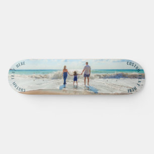 Personalizado foto Skateboard Tus fotos y texto