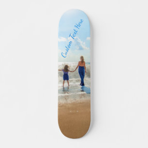 Personalizado foto Skateboard Tus fotos y texto