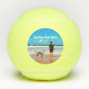Personalizado Foto Texto Bolas de tenis Tu regalo 