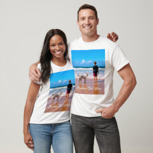 Personalizado Foto Texto Camiseta Tu Regalo De Fot