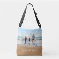 Personalizado Foto Texto Encrucijada Bolsa de tus 