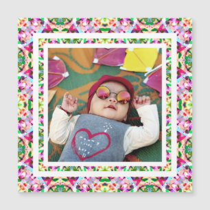 Personalizado foto vibrante rosa Feliz Día Verde d